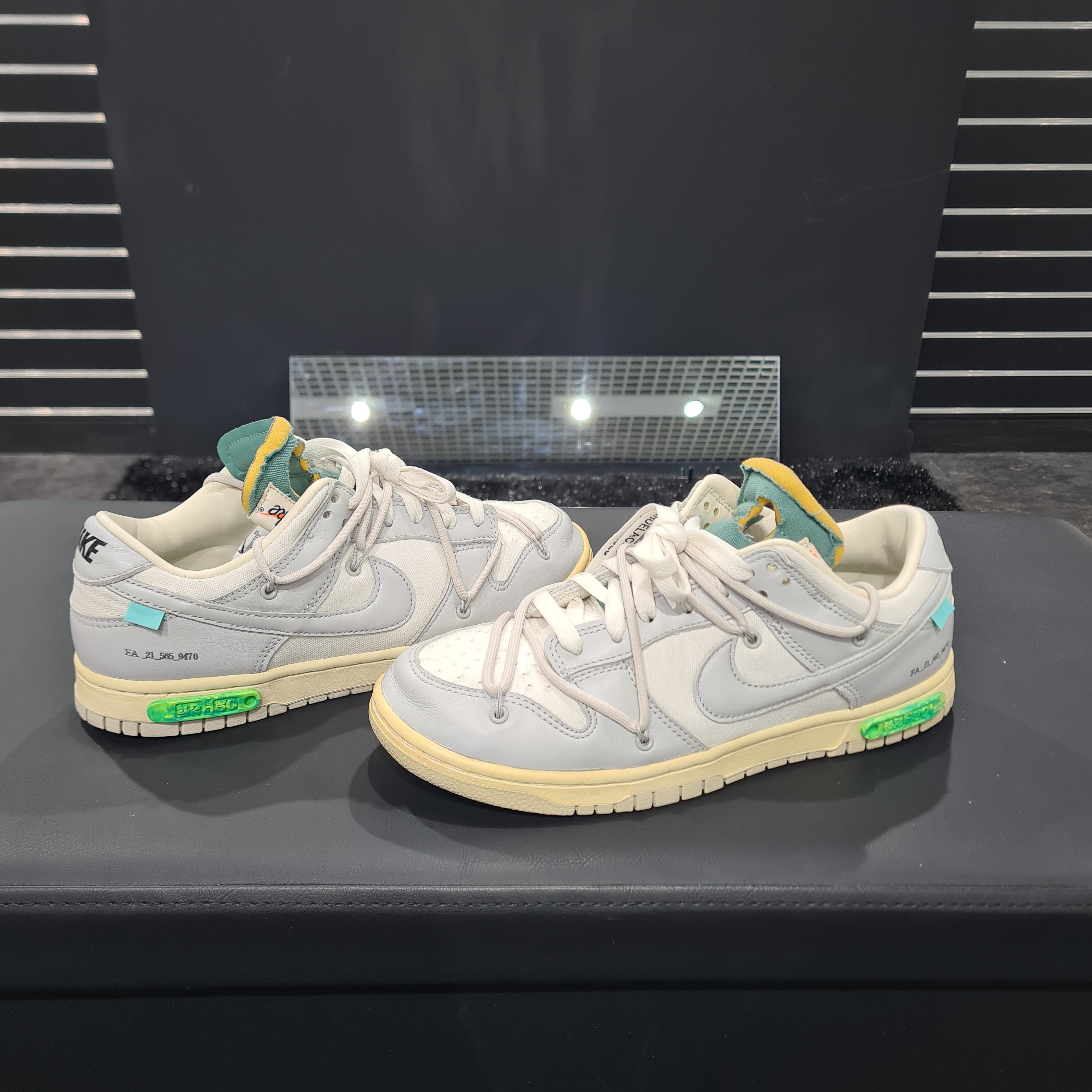 Nike Dunk Low 'Off-White LOT 42' (Used 8.5/10 condition) (No Box)
