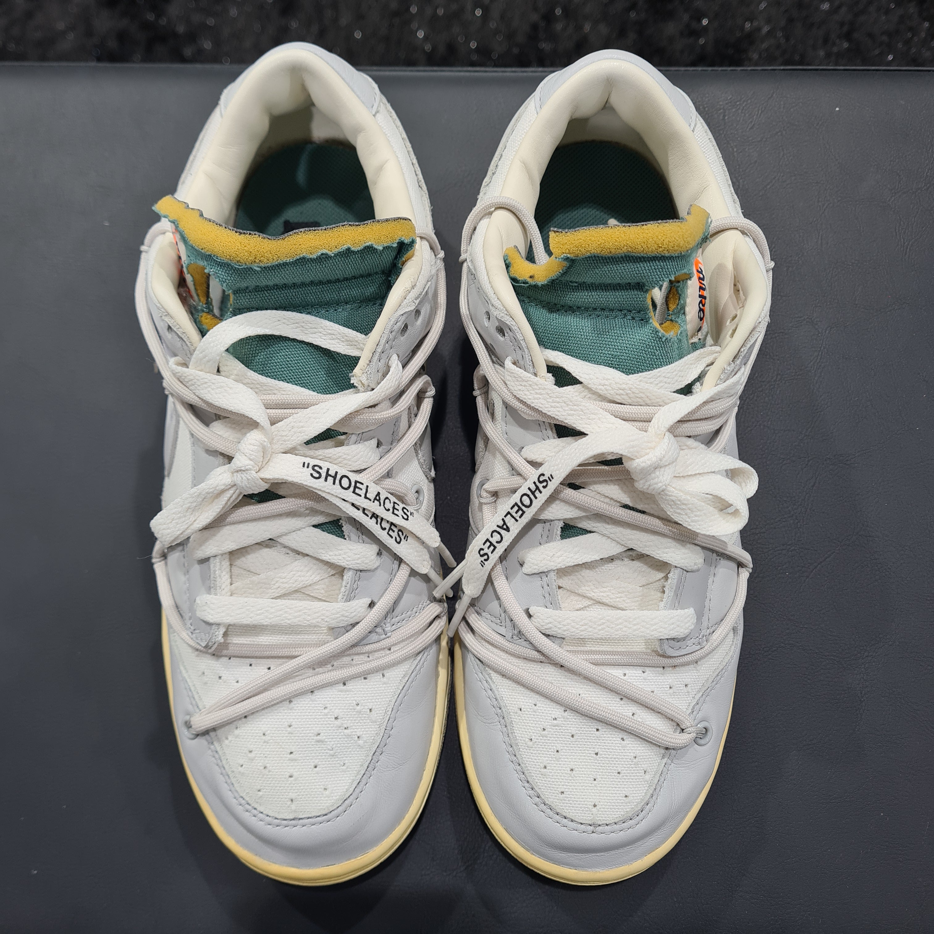 Nike Dunk Low 'Off-White LOT 42' (Used 8.5/10 condition) (No Box)
