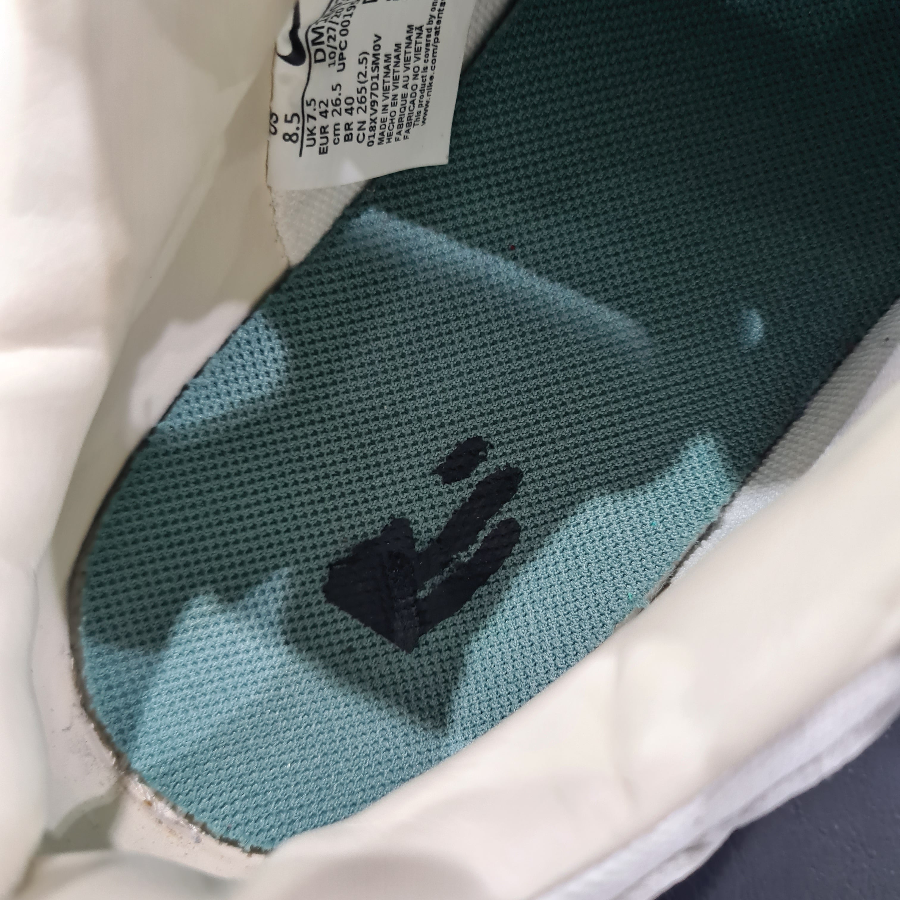 Nike Dunk Low 'Off-White LOT 42' (Used 8.5/10 condition) (No Box)