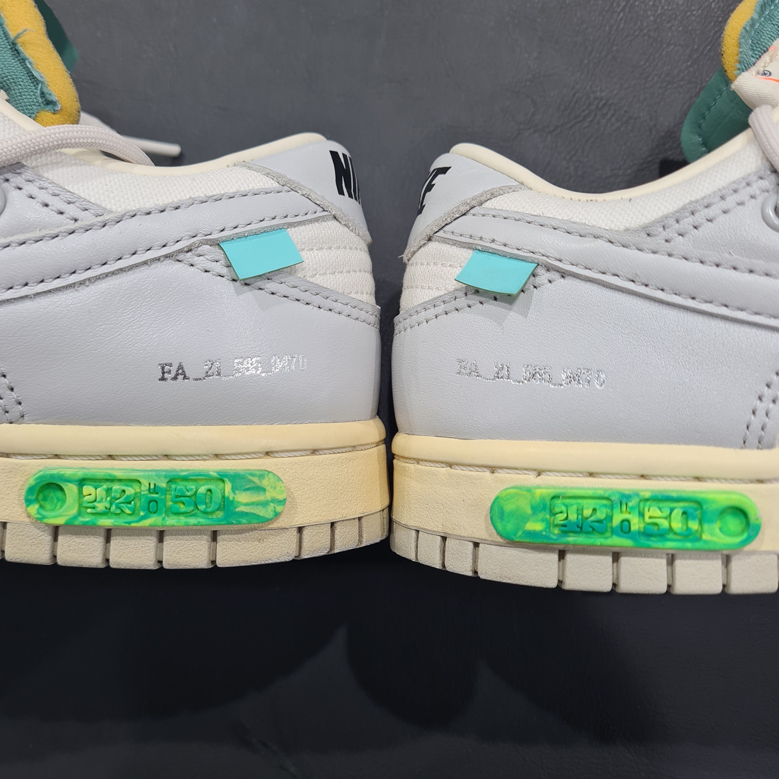 Nike Dunk Low 'Off-White LOT 42' (Used 8.5/10 condition) (No Box)