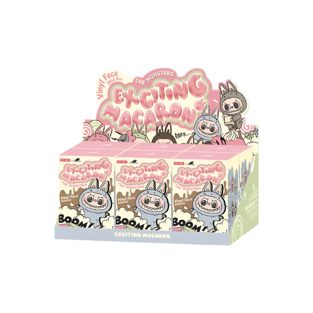 Pop Mart Labubu The Monsters ‘Tasty Macarons’ Series Vinyl Face Pendant Sealed Case (6 Blind Box’s)