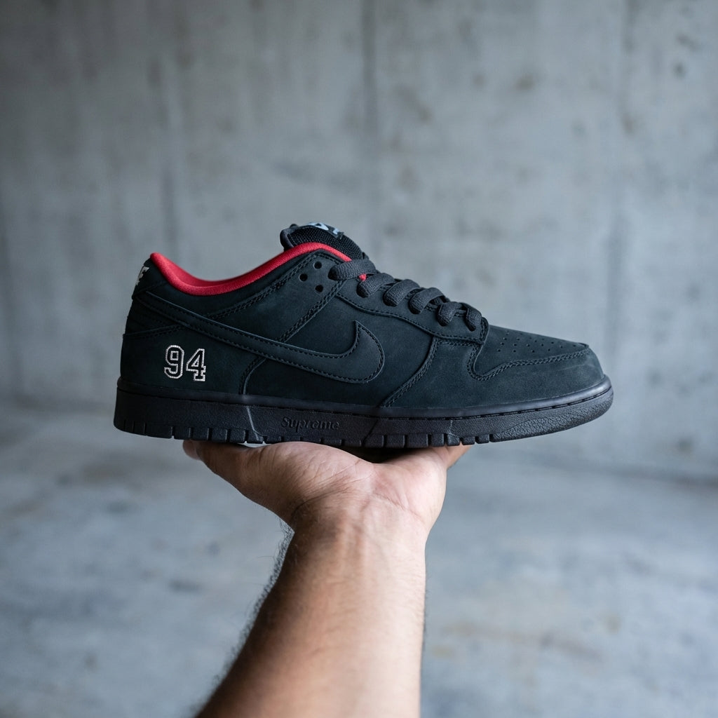 Nike SB Dunk Low X Supreme 'Black'