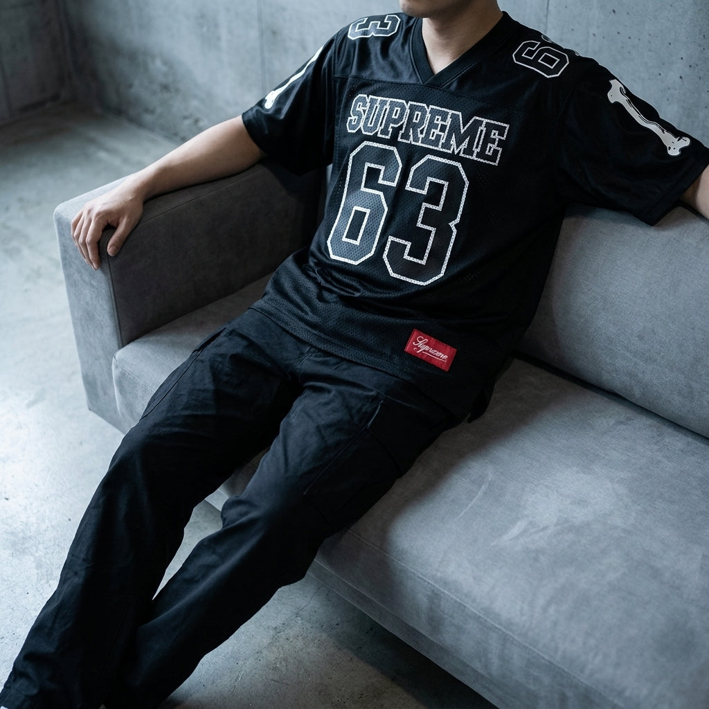 Supreme Bones Jersey 'Black'