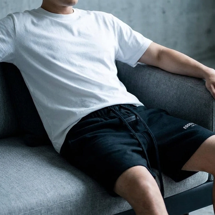 Fear Of God Essentials Classic Black Shorts SS25