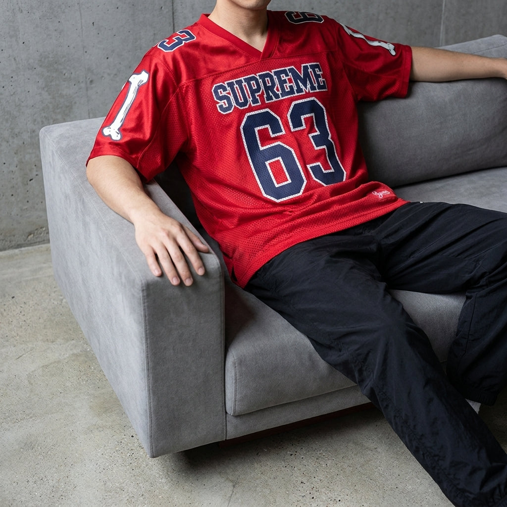 Supreme Bones Jersey 'Red'