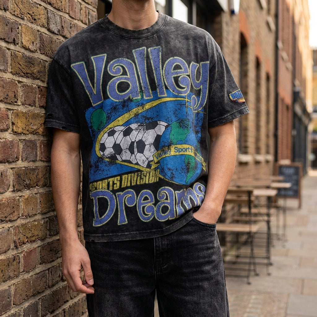 Valley Dreams - Vale Forever Futball T-Shirt 'Black'