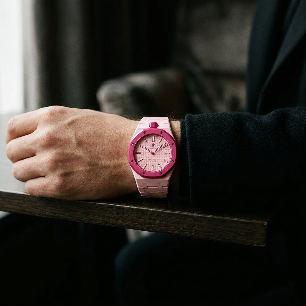 Swatch X Audemars Piguet Royal Pop Bioceramic Watch Strap 'Otto Rosso'