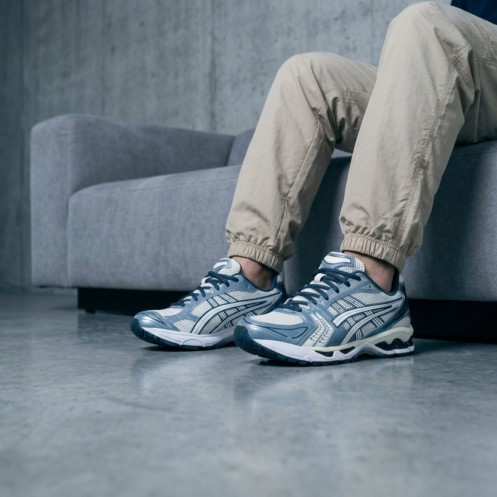 Asics Gel-Kayano 14 'Cream Raw Indigo'