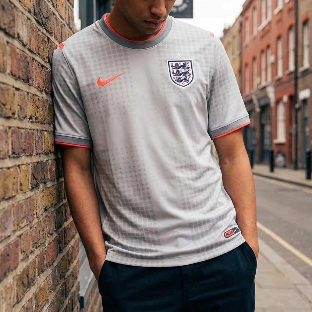 England Nike X Palace Pre Match Top 'Grey'