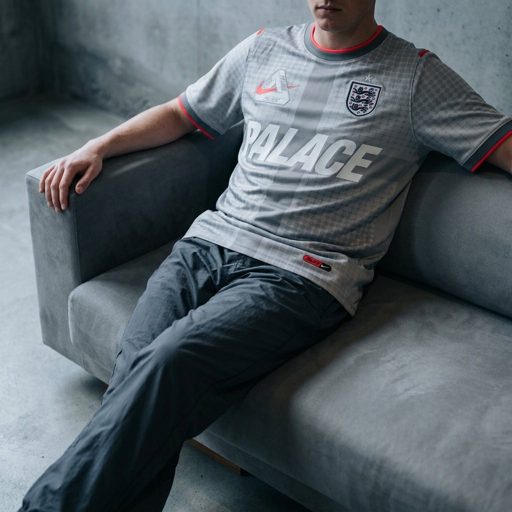 England Nike x Palace Pre Match Top 'Pewter Grey'
