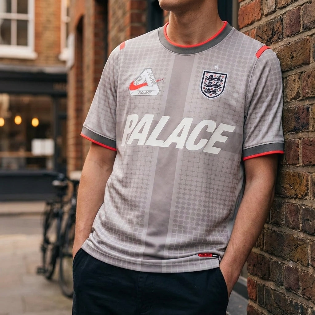 England Nike x Palace Pre Match Top 'Pewter Grey'