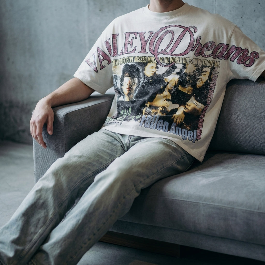 Vale Forever - Valley Dreams 'Fallen Bling' T-Shirt White