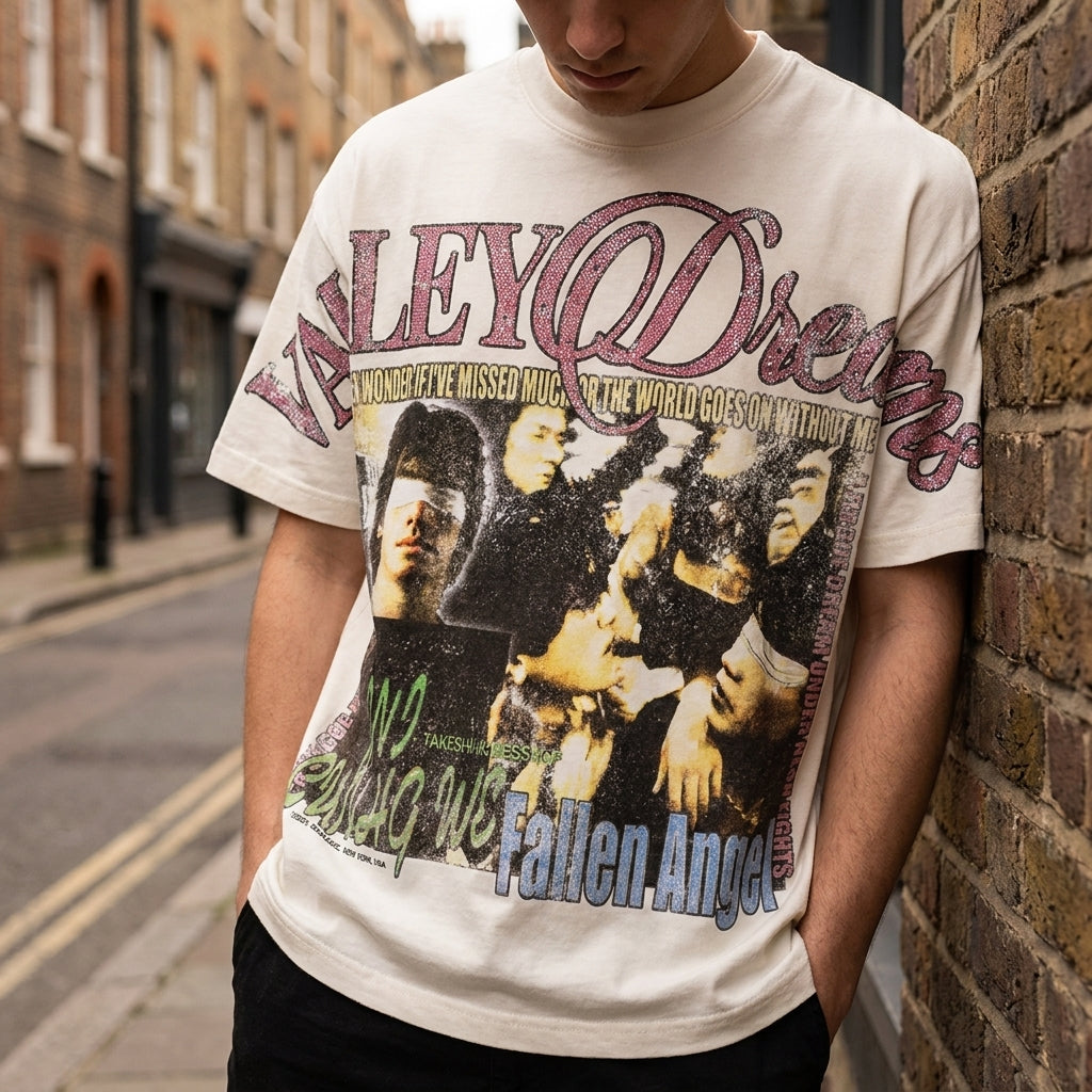 Vale Forever - Valley Dreams 'Fallen Bling' T-Shirt White