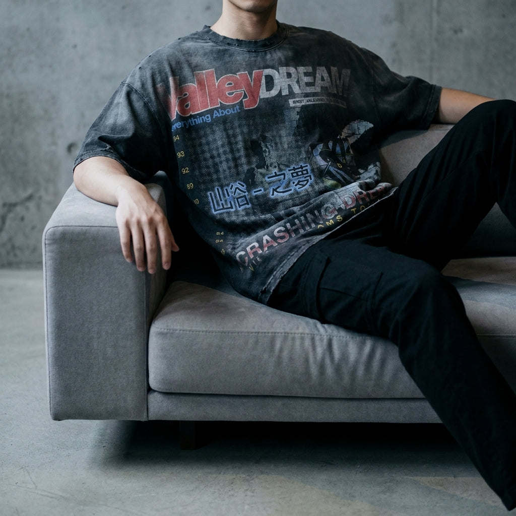 Valley Dreams - Vale Forever T-Shirt 'Dreamcrasher' Black