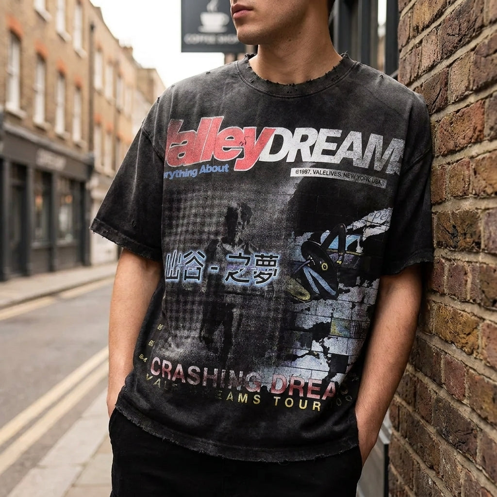 Valley Dreams - Vale Forever T-Shirt 'Dreamcrasher' Black