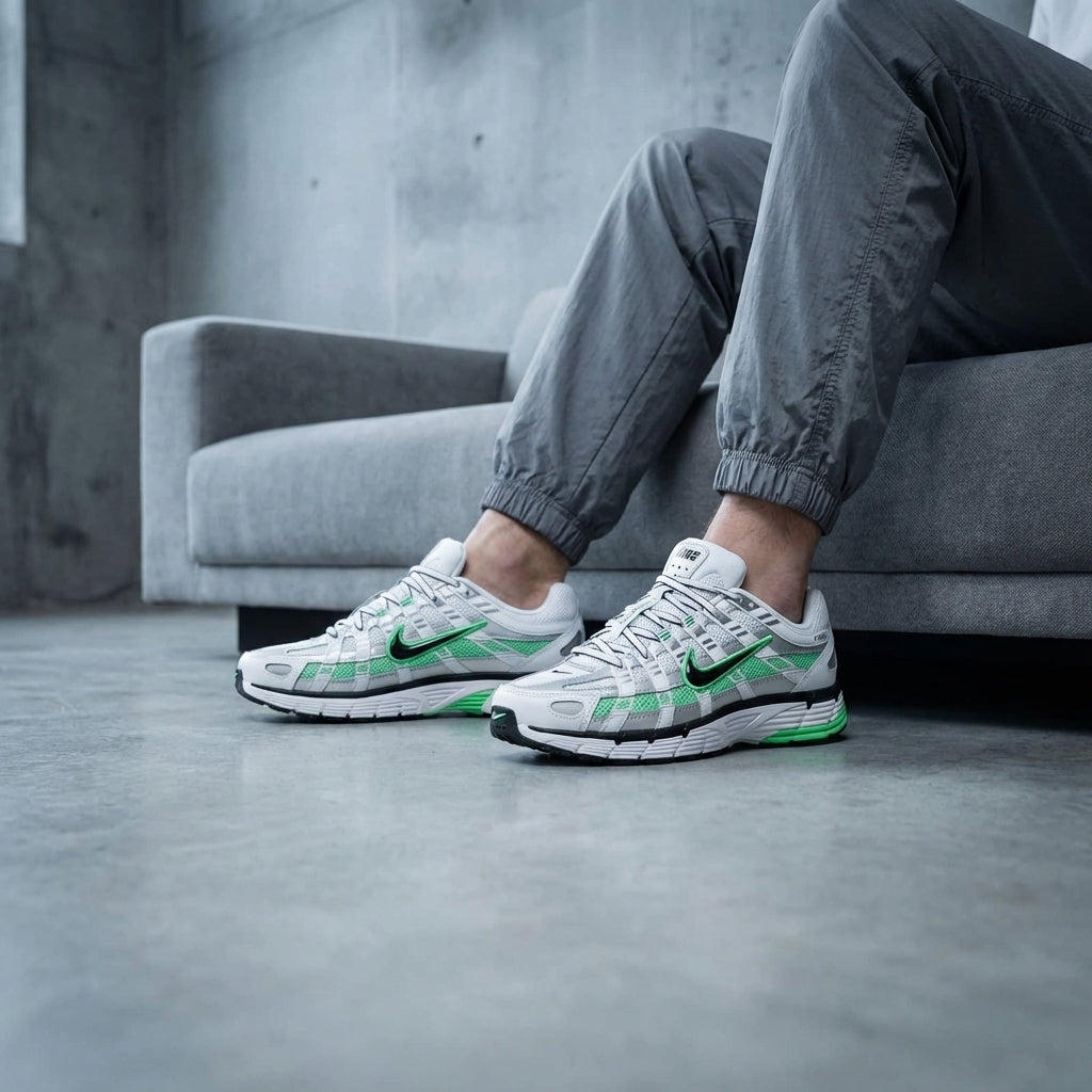 Nike P-6000 'White Spring Green'