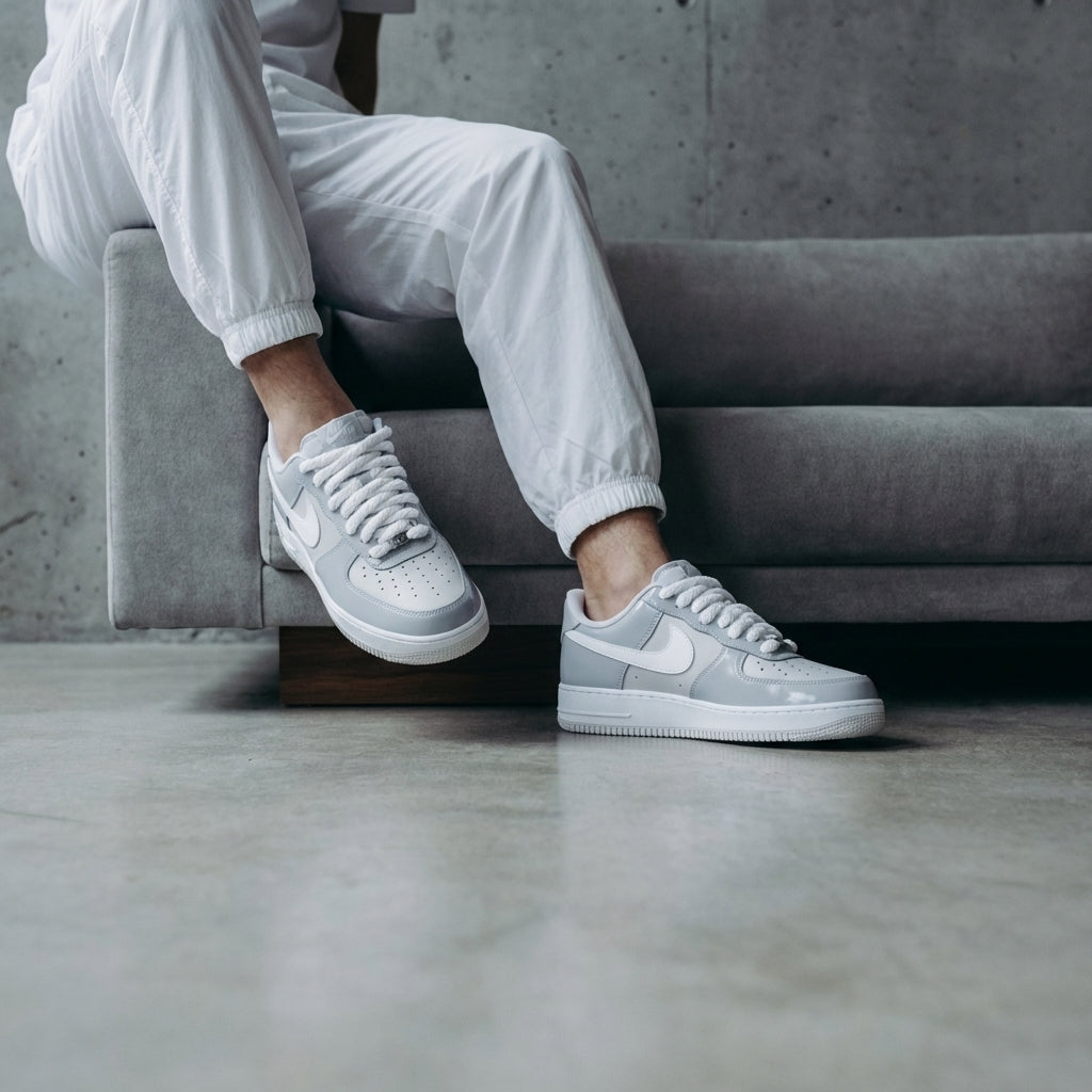 Nike Air Force 1 '07 LV8 'Wolf Grey Patent'
