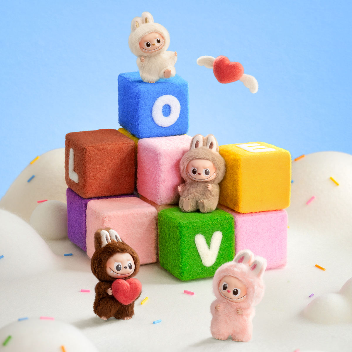 Pop Mart Labubu The Monsters 'Pin For Love' (A-M) Single Blind Box