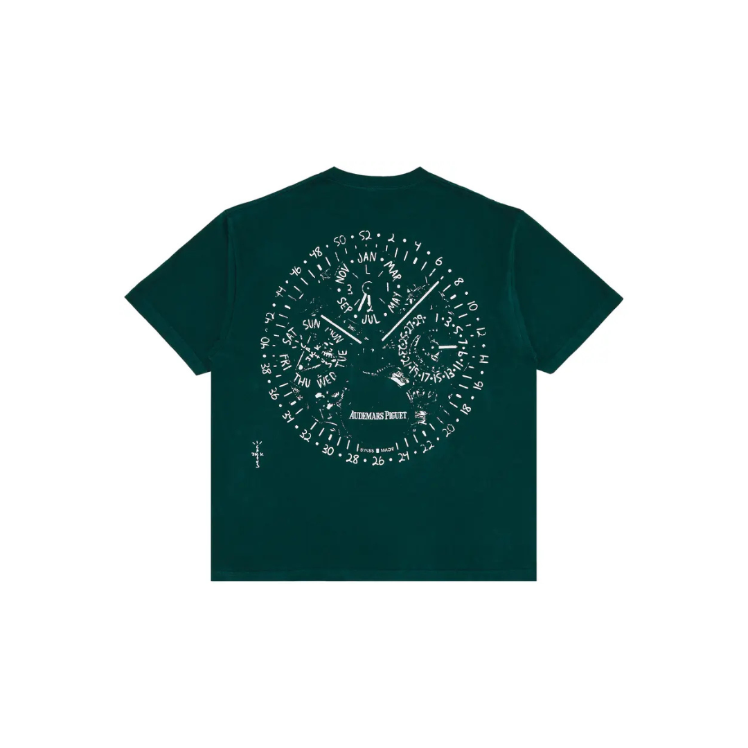 Travis Scott x Audemars Piguet Watch Face Tee 'Green'