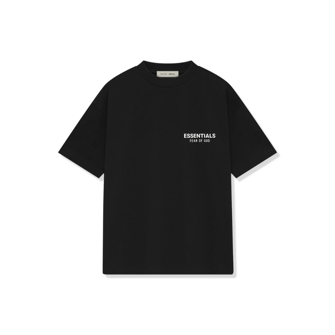 Fear of God Essentials Classic Jet Black T-Shirt SS25