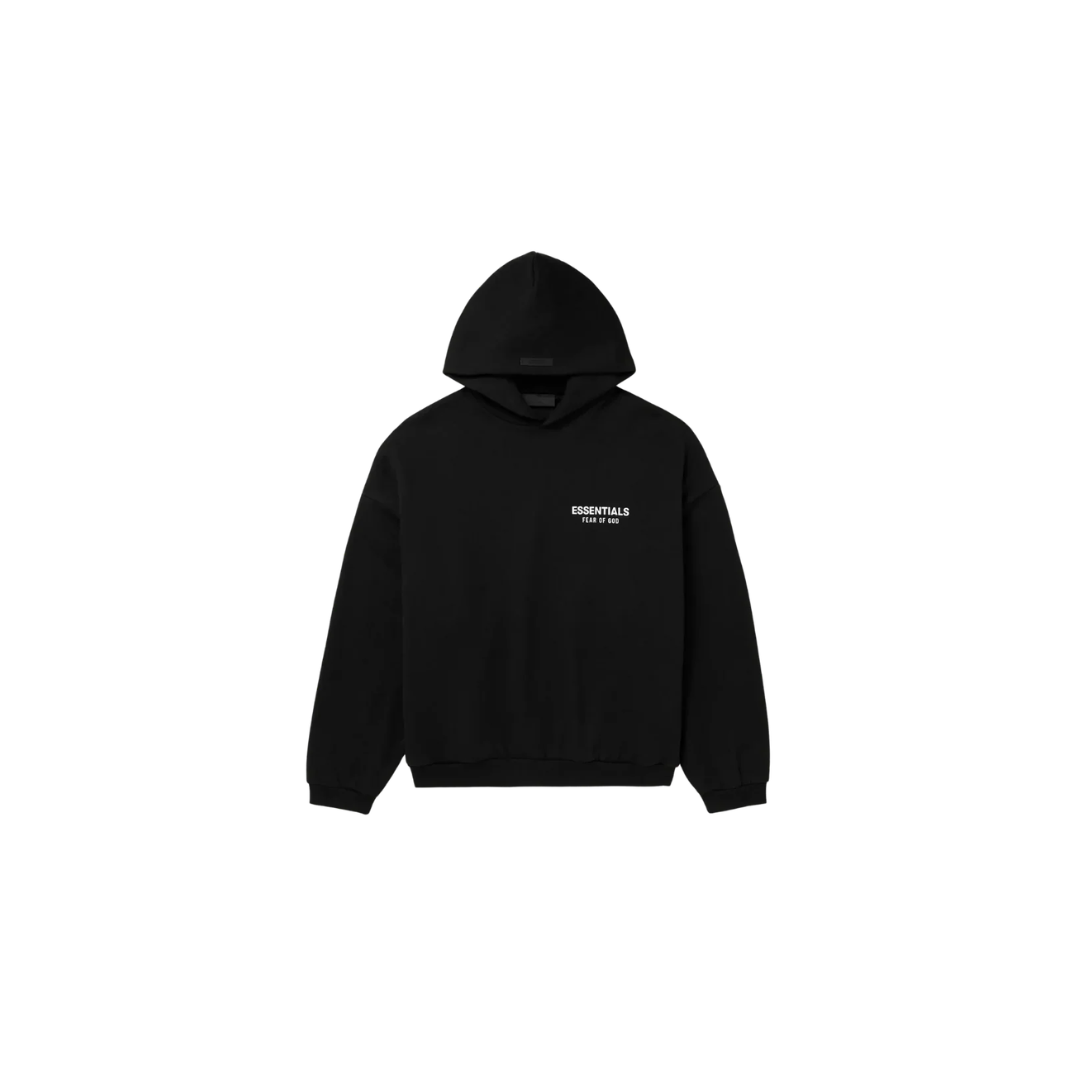 Fear Of God Essentials Black Hoodie FW24