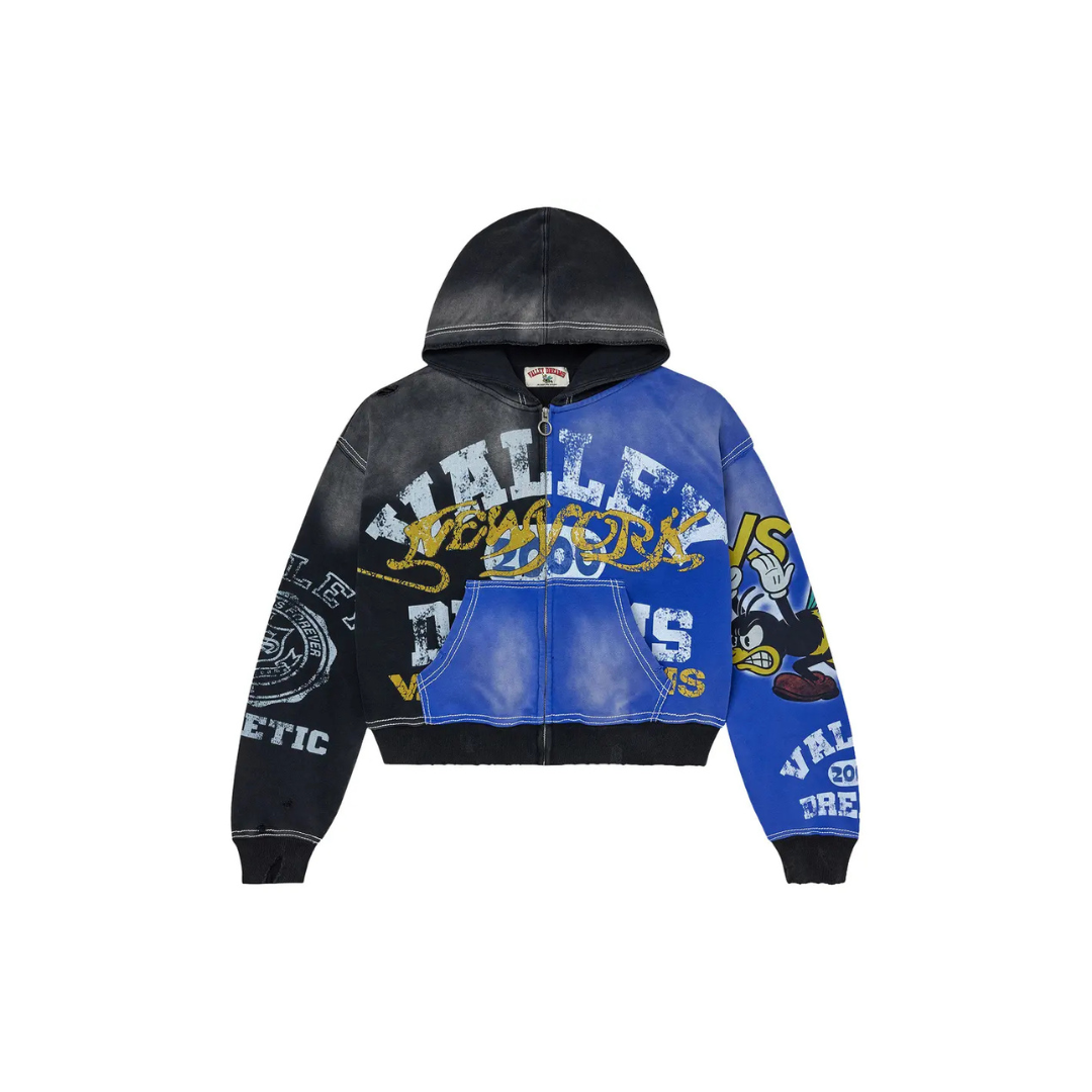 Vale Forever Bipolar Big Zip Up 'Black/Blue'