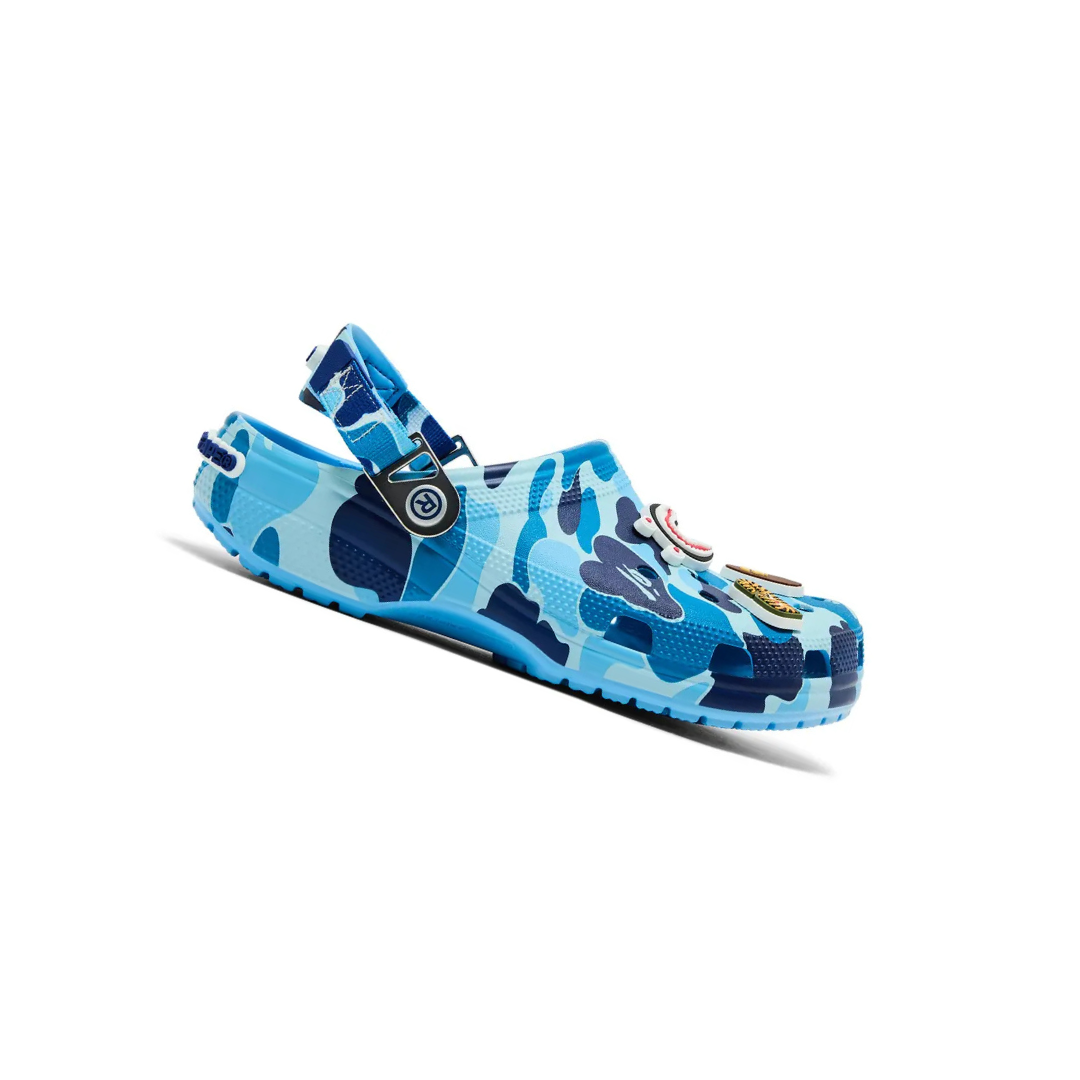 Crocs Classic Clog A Bathing Ape ABC Camo Blue