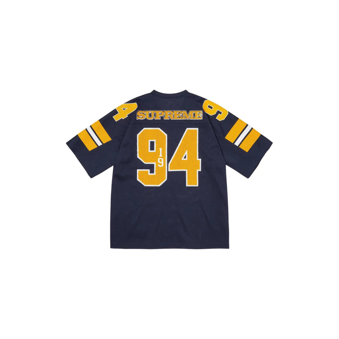 Supreme Sequin Football Jersey 'Navy'