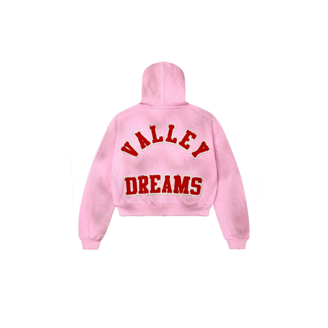 Valley Dreams - Vale Forever Pink Venus Zip Up Hoodie