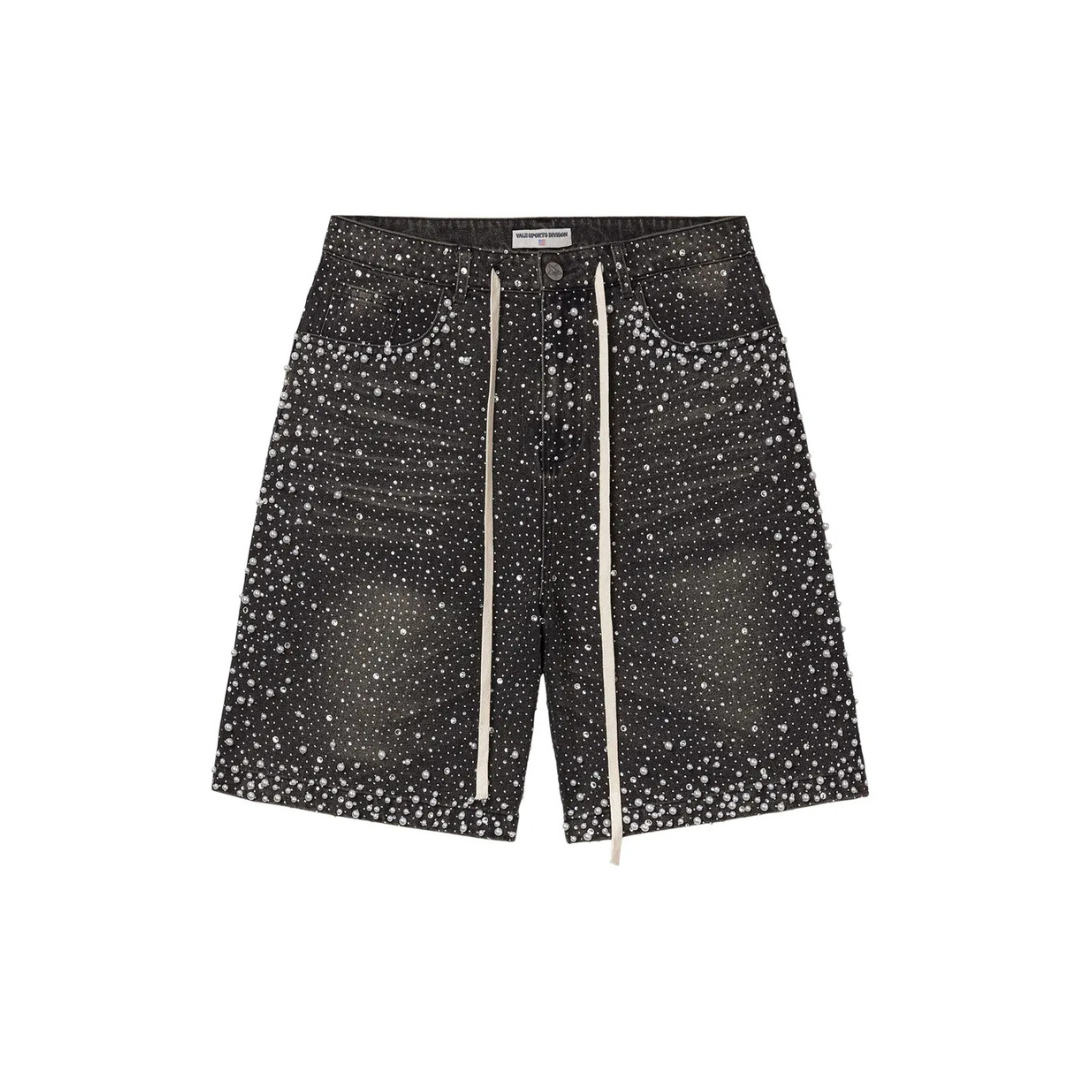 Valley Dreams - Vale Forever Rainstorm Jorts 'Black'