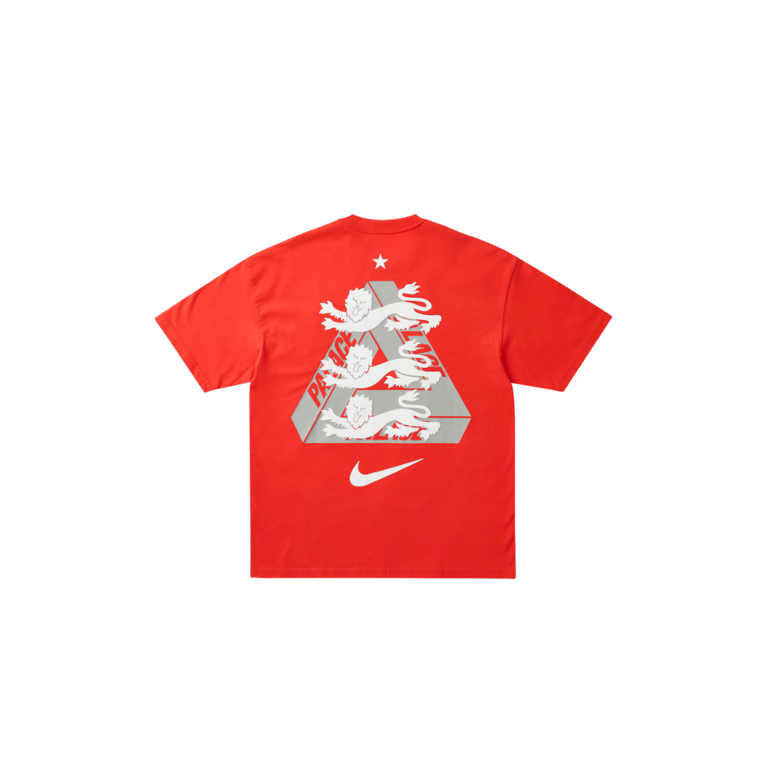 England Nike x Palace Premium T-Shirt 'Red'