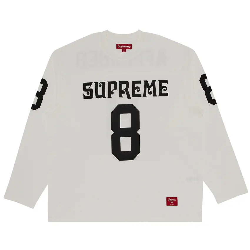 Supreme Affiliated Long-Sleeve Football Top 'White'