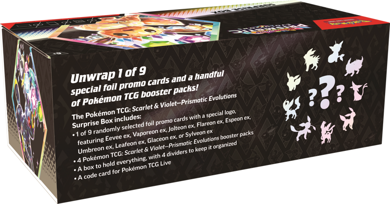 Pokemon TCG: Scarlet & Violet Prismatic Evolutions Surprise Box