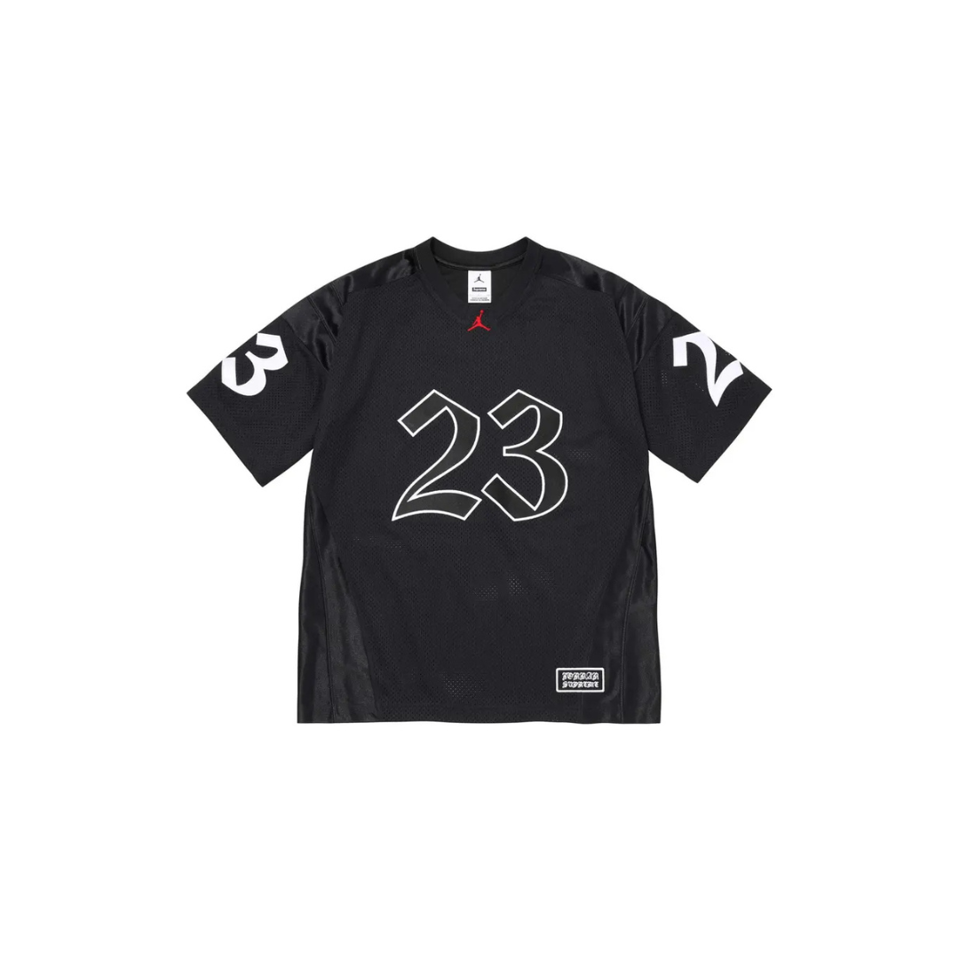 Supreme X Air Jordan Warm Up Jersey 'Black'