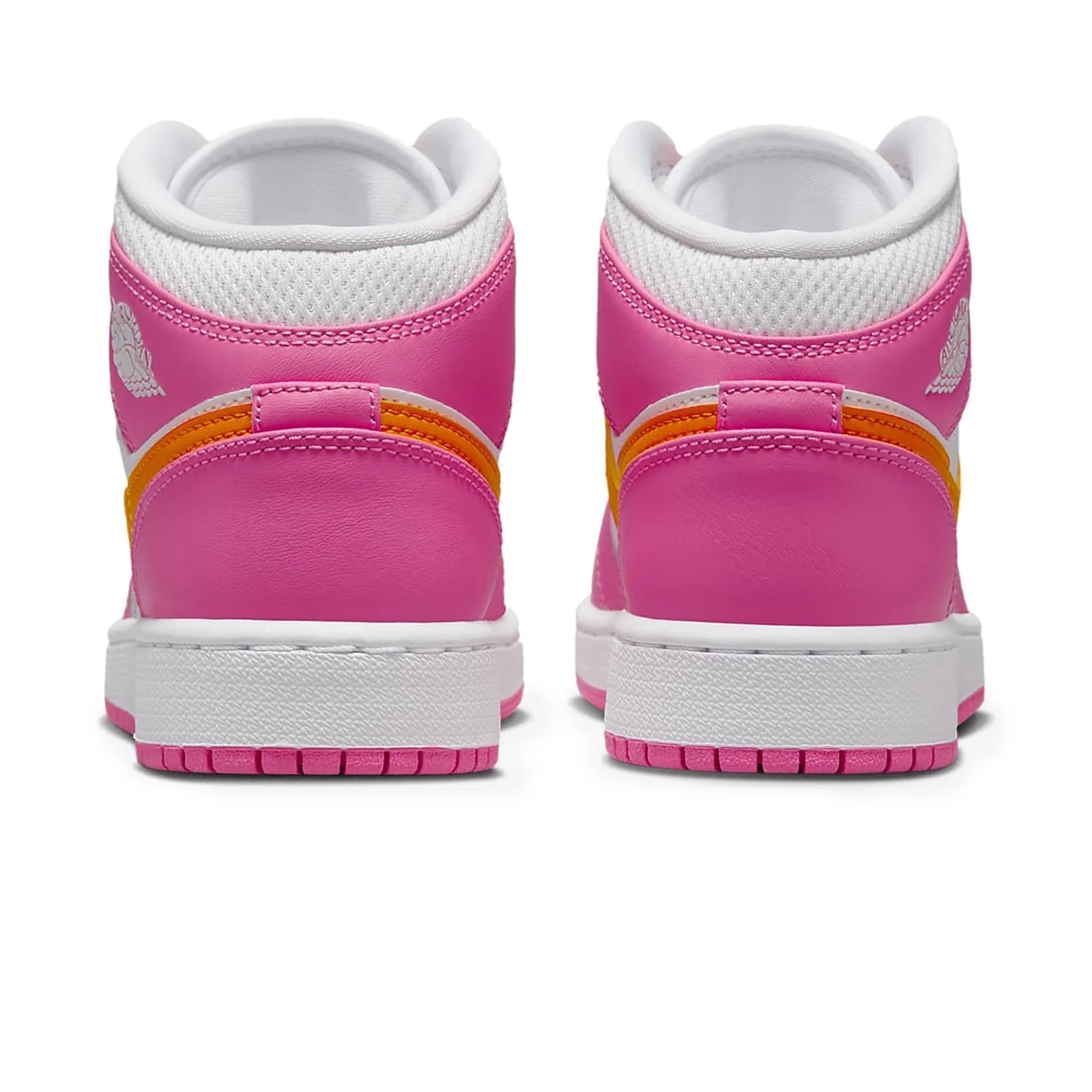 Air Jordan 1 Mid GS 'Pinksicle Safety Orange'