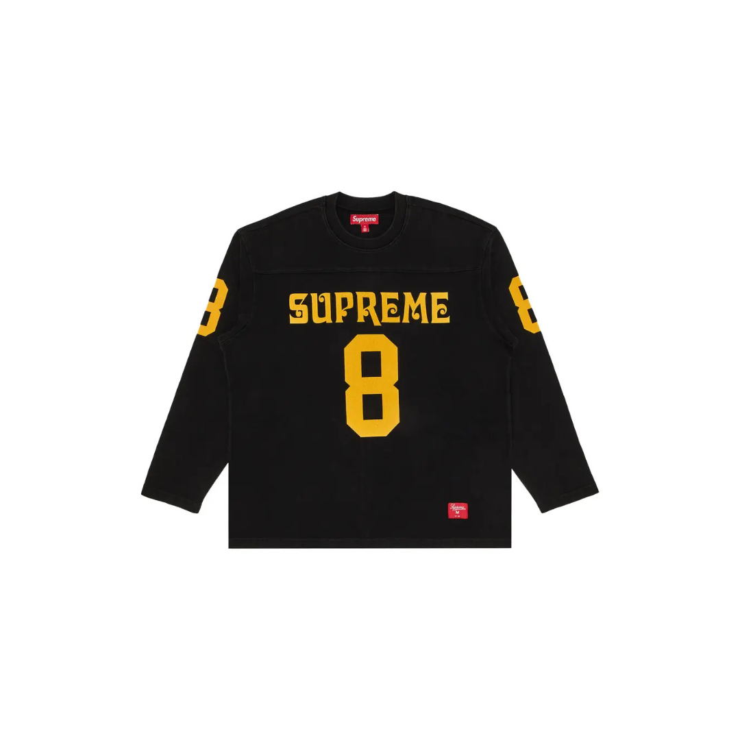 Supreme Affiliated L/S Football Top Black SS25 | Senikersku
