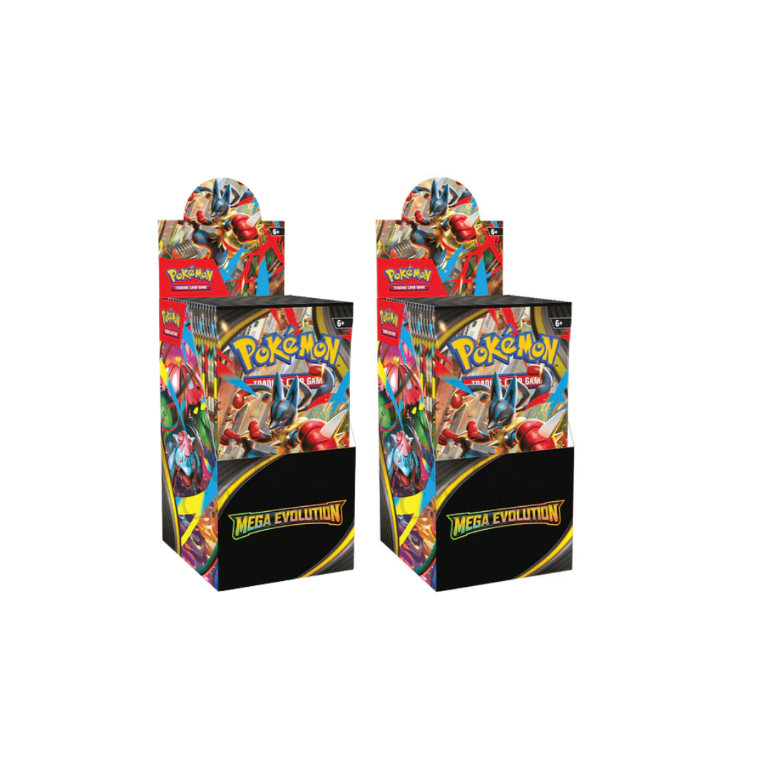 Pokemon TCG - Mega Evolutions Half Booster Box X2 (36 Packs)