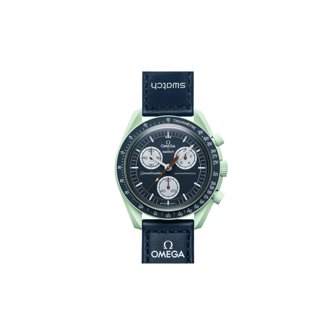 Swatch x Omega Bioceramic Moonswatch Mission to Earth