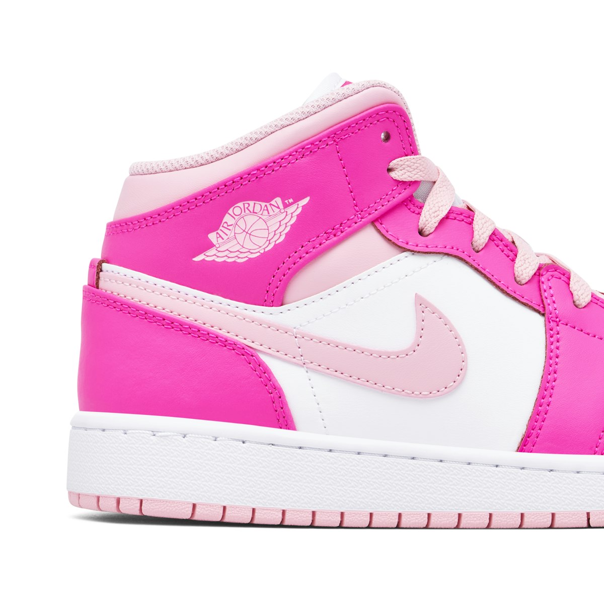 Jordan 1 Mid GS 'Fierce Pink'