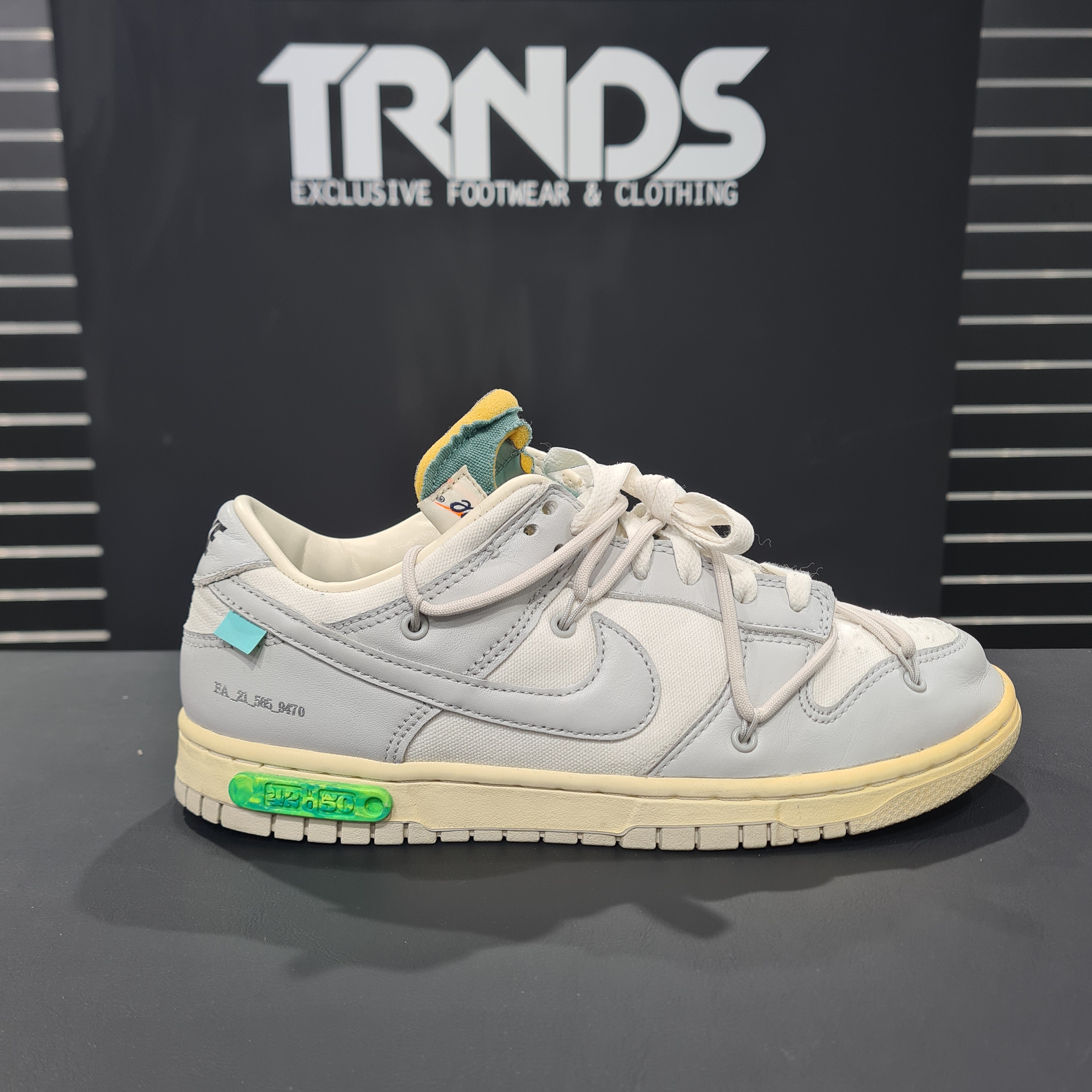 Nike Dunk Low 'Off-White LOT 42' (Used 8.5/10 condition) (No Box)