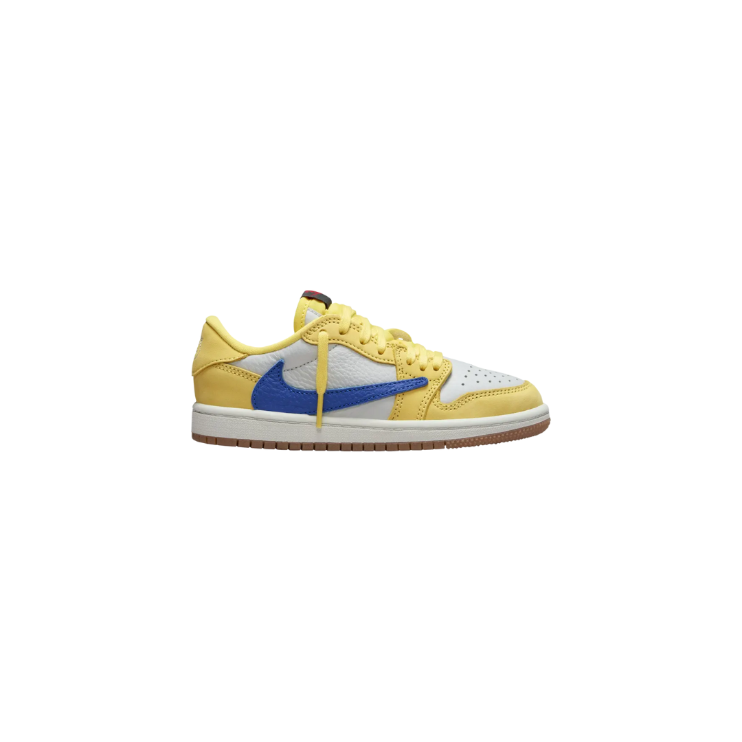 Air Jordan 1 Low OG SP X 'Travis Scott Canary Yellow' (Pre-School)