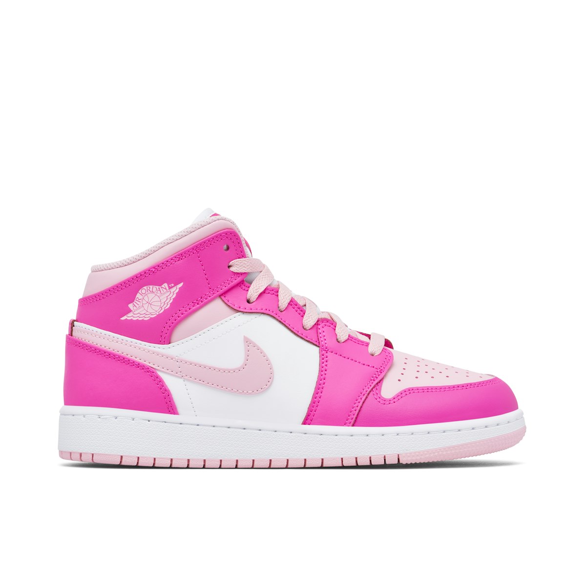 Jordan 1 Mid GS 'Fierce Pink'