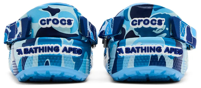 Crocs Classic Clog A Bathing Ape ABC Camo Blue