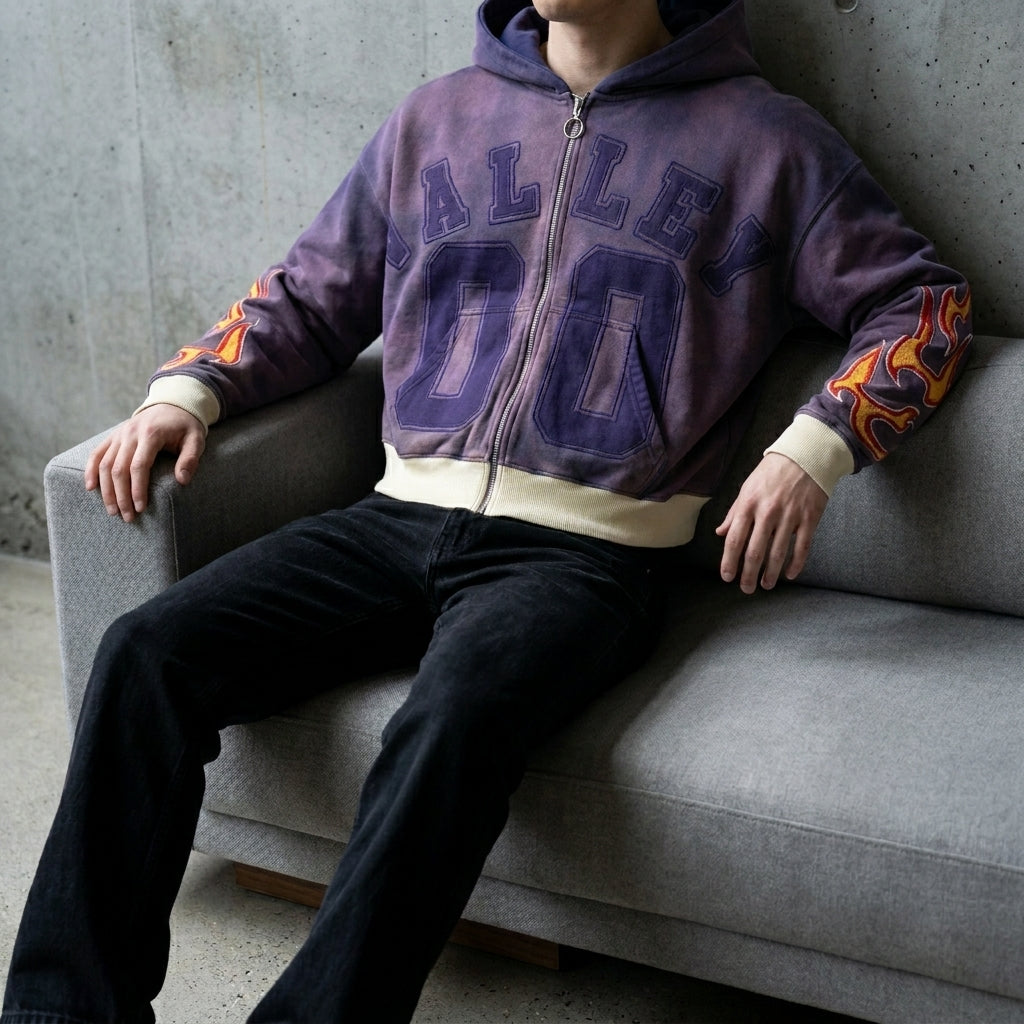 Valley Dreams - Vale Forever Chimera Zip Up 'Purple'