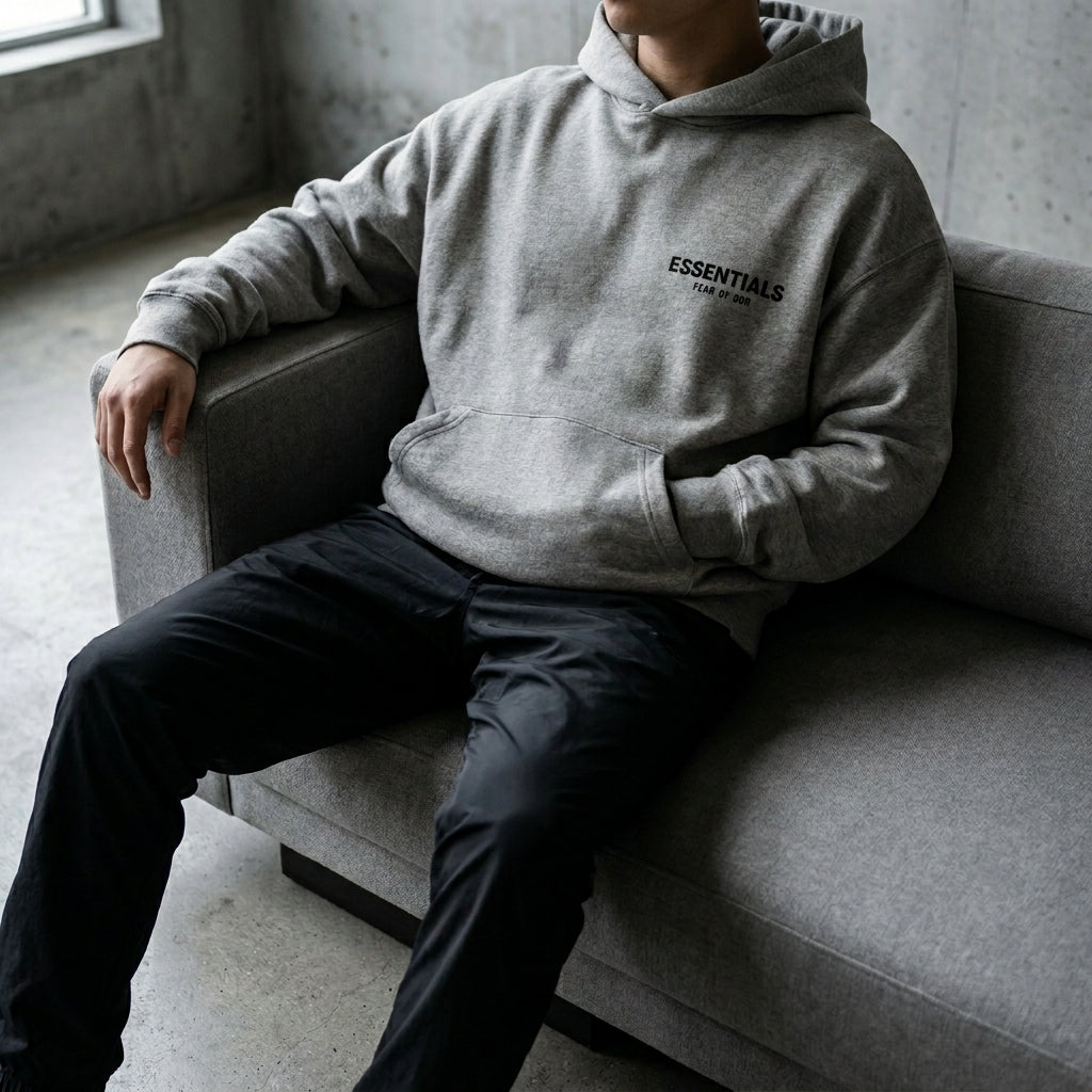 Fear of God Essentials Hoodie 2022 'Dark Oatmeal' (SS22)