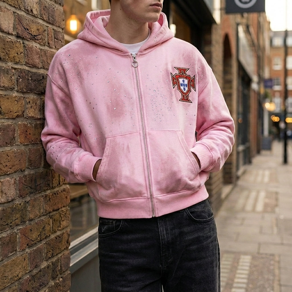 Valley Dreams - Vale Forever Pink Venus Zip Up Hoodie