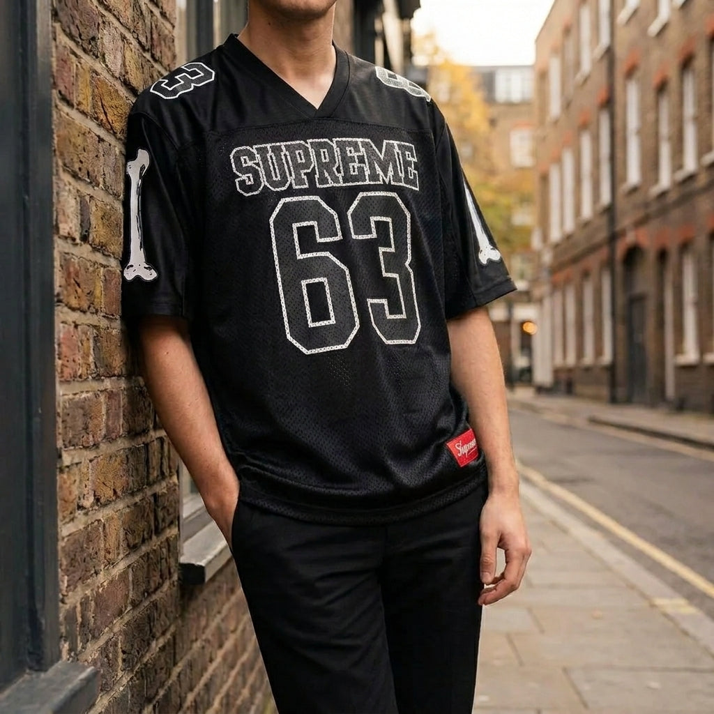 Supreme Bones Jersey 'Black'