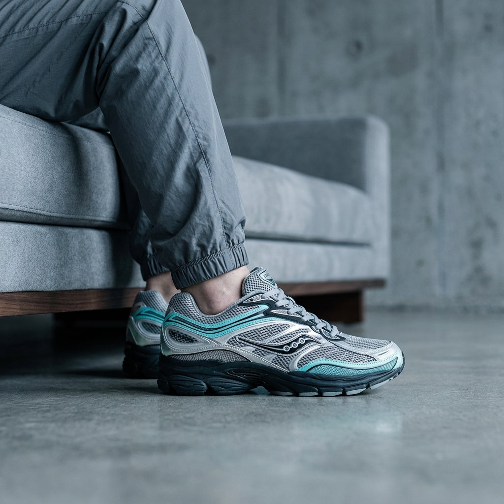 Saucony Progrid Omni 9 'Silver Teal Grey'