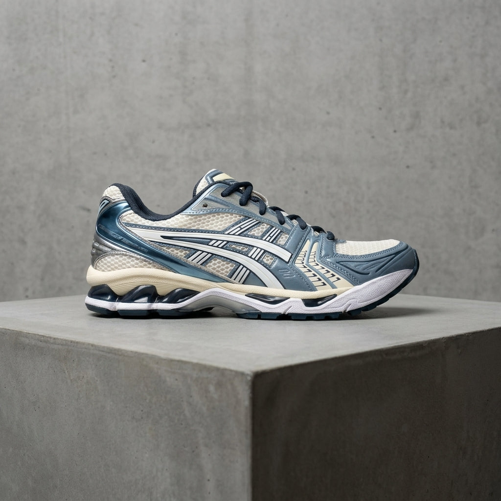 Asics Gel-Kayano 14 'Cream Raw Indigo'