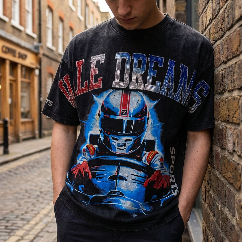 Valley Dreams - Vale Forever 'Speed Bling' T-Shirt Black